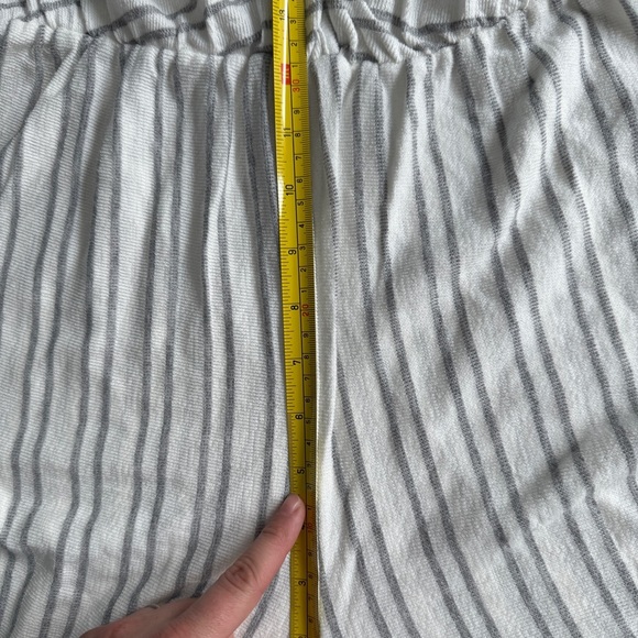 Caution to the Wind Wide Leg Jumpsuit Medium M Striped Comfort Loungewear Beach - Picture 7 of 8